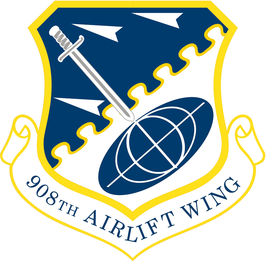 908th Airlift Wing shield